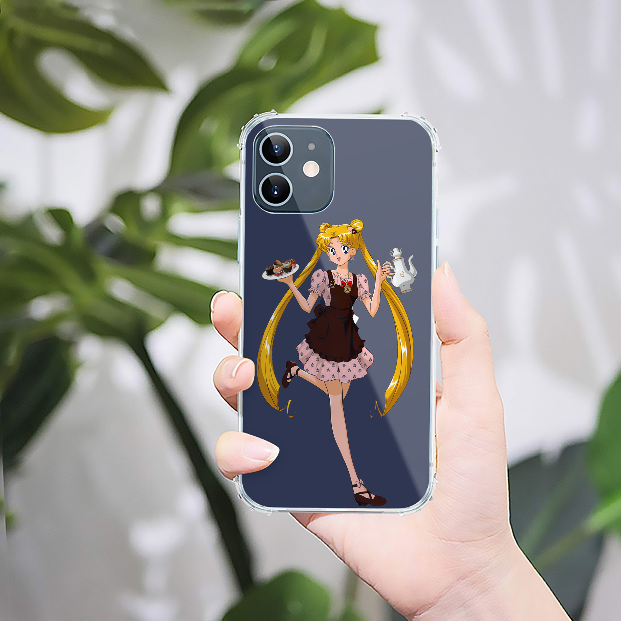（画像用） 美少女戦士セーラームーン 愛野 美奈子 あいの みなこ Sailor Moon Aino Minako 【iPhone 12シリーズ対応】透明スマホケース（クリアソフトケース）